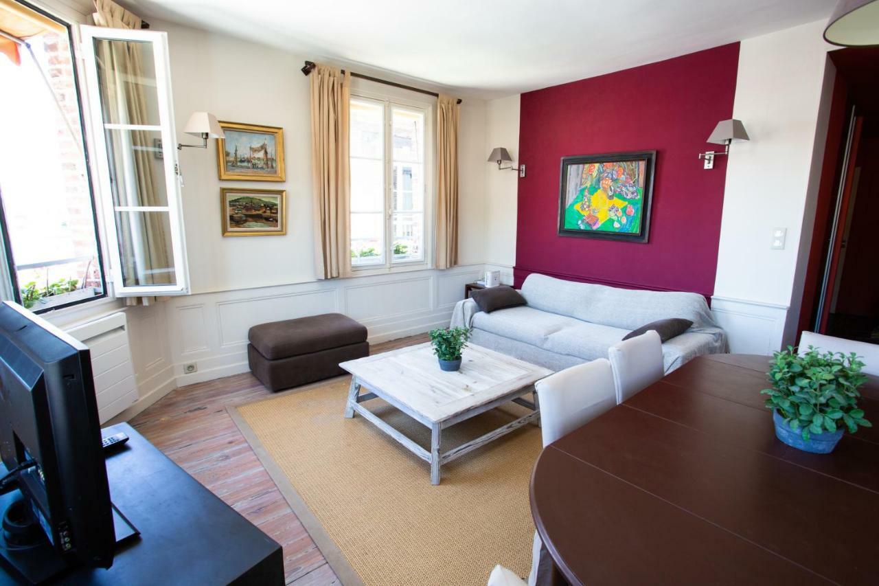 Appartement Vieux Bassin Honfleur Exterior foto
